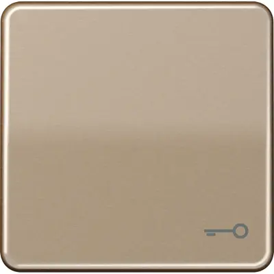 JUNG schakelwip met sleutelsymbool CD500 goud brons (CD 590 T GB)