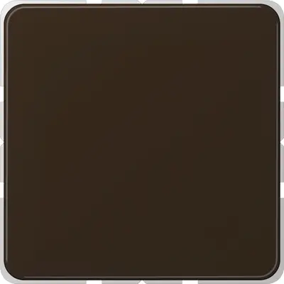 JUNG centraalplaat blinddeksel incl. draagframe CD500 bruin (CD 594-0 BR)