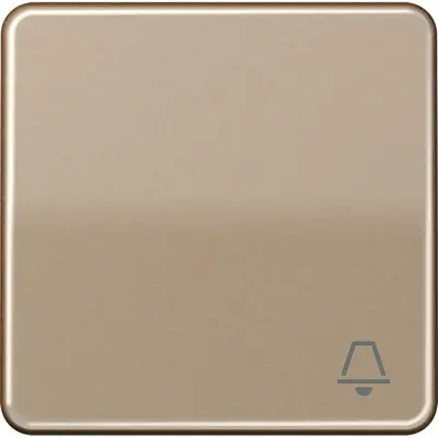 JUNG schakelwip met belsymbool CD500 goud brons (CD 590 K GB)