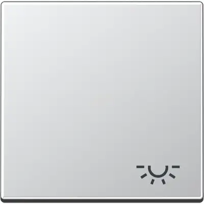 JUNG schakelwip met lichtsymbool A-range aluminium (A 590 L AL)