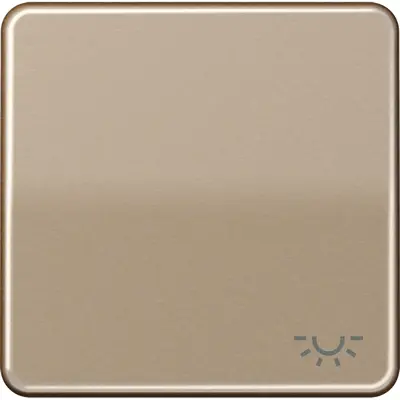 JUNG schakelwip met lichtsymbool CD500 goud brons (CD 590 L GB)