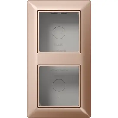 JUNG opbouwbak 2-voudig A-range champagne (AS 582 A CH)