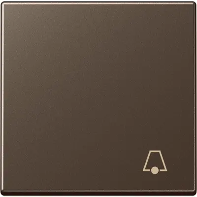 JUNG schakelwip met belsymbool A-range mokka (A 590 K MO)