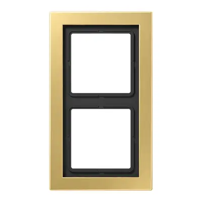 JUNG afdekraam 2-voudig LS DESIGN messing klassiek (MED 2982 C)
