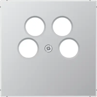 JUNG Centraalplaat Sateliet Alumini (AL 2990-4 SAT2)