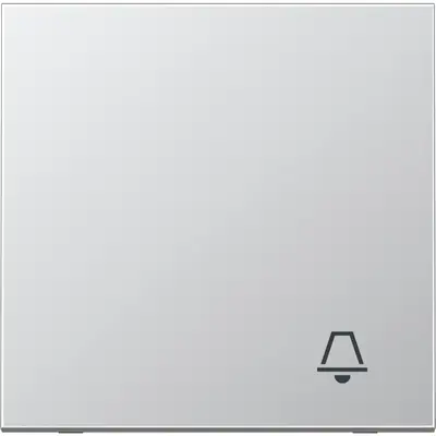 JUNG schakelwip met belsymbool LS990 aluminium (AL 2990 K)