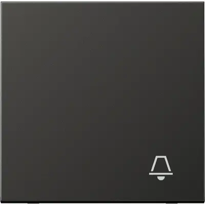 JUNG schakelwip met belsymbool LS990 antraciet gelakt aluminium (AL 2990 K AN)