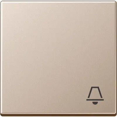 JUNG schakelwip met belsymbool A-range champagne (A 590 K CH)
