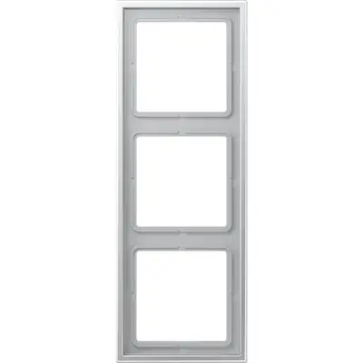 JUNG afdekraam 3-voudig LS ZERO thermoplast aluminium (LSZ AL 983 BF)