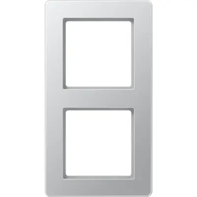 JUNG afdekraam 2-voudig A Flow aluminium (AF 582 BF AL)