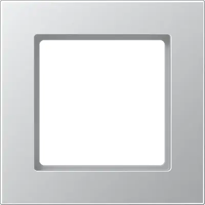 JUNG afdekraam 1-voudig A550 aluminium (A 5581 BF AL)