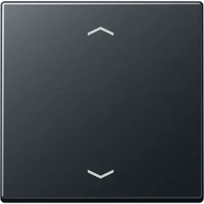 JUNG knop met pijlsymbolen tbv elektronische jaloezieactor A-range antraciet mat (A 1700 BFP ANM)