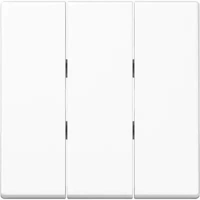 JUNG schakelwip 3-voudig A-range alpine wit (A 593 BF WW)