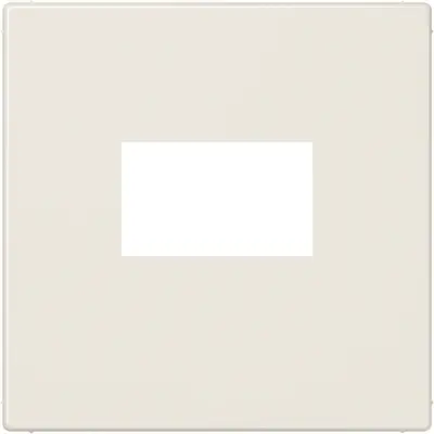 JUNG centraalplaat USB-lader met klikbevestiging LS990 creme (LS 1969 USB)
