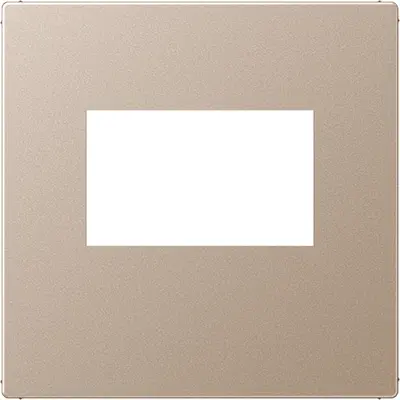 JUNG centraalplaat USB-lader met klikbevestiging A-range champagne (A 1569 USB CH)