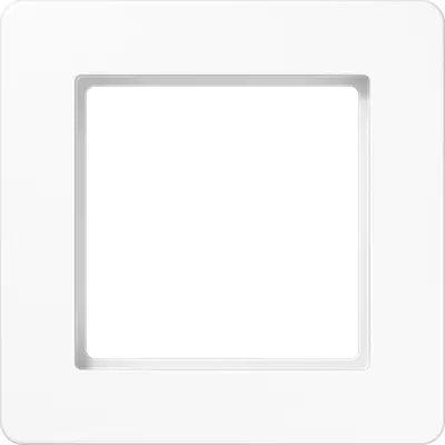 JUNG afdekraam 1-voudig A Flow alpine wit (AF 581 BF WW)