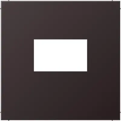 JUNG centraalplaat USB-lader met klikbevestiging LS990 dark gelakt aluminium (AL 1969 USB D)