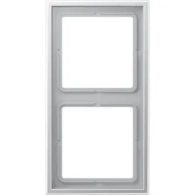JUNG afdekraam 2-voudig LS ZERO thermoplast aluminium (LSZ AL 982 BF)