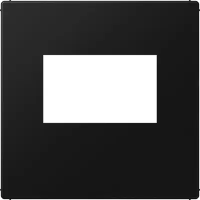 JUNG centraalplaat USB-lader met klikbevestiging A-range grafietzwart mat (A 1569 USB SWM)