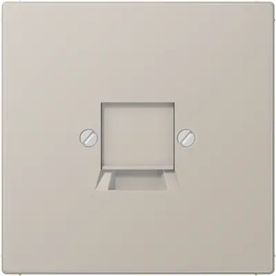 JUNG centraalplaat f. modular-jack (ES969-1NWE-L)