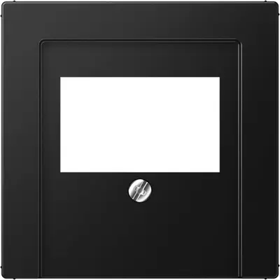 JUNG centraalplaat multimedia A-range grafietzwart mat (A 569 BFPLT SWM)