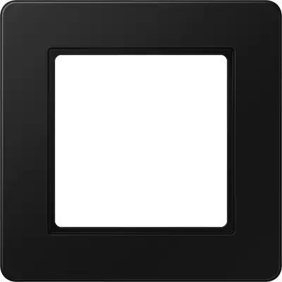 JUNG afdekraam 1-voudig A Flow grafietzwart mat (AF 581 BF SWM)