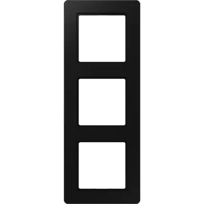 JUNG afdekraam 3-voudig A Flow grafietzwart mat (AF 583 BF SWM)