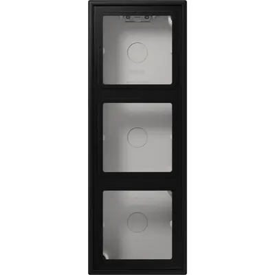 JUNG opbouwbak 3-voudig LS990 grafietzwart mat (LS 583 A SWM)