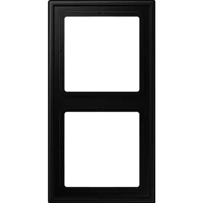 JUNG afdekraam 2-voudig LS990 grafietzwart mat (LS 982 SWM)