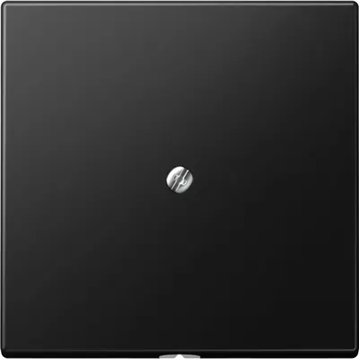 JUNG centraalplaat snoer invoer incl. draagframe LS990 grafietzwart mat (LS 990 A SWM)