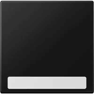 JUNG schakelwip met tekstvenster LS990 grafietzwart mat (LS 990 NA SWM)