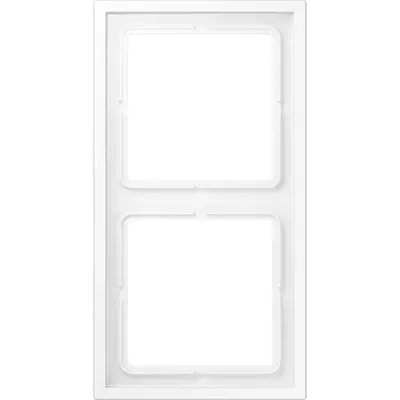 JUNG afdekraam 2-voudig LS ZERO thermoplast sneeuwwit mat (LSZ 982 BF WWM)