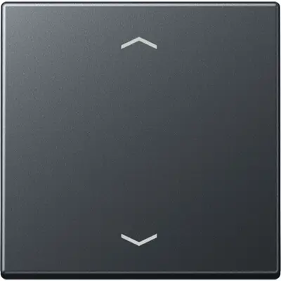 JUNG bedieningselement 1-voudig met pijlsymbolen voor KNX taster F10 A-range antraciet mat (A 101 P BF ANM)