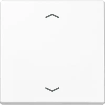 JUNG bedieningselement 1-voudig met pijlsymbolen voor KNX taster F10 A-range alpine wit (A 101 P WW)