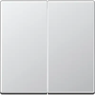 JUNG bedieningselement 2-voudig voor KNX taster F10 A-range aluminium (A 102 AL)