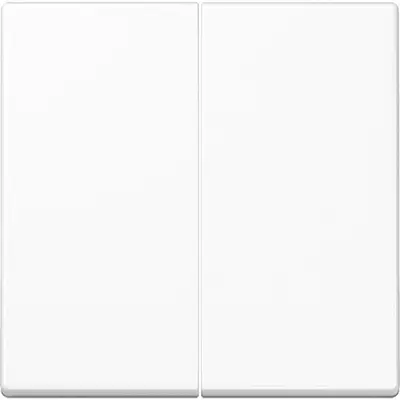 JUNG bedieningselement 2-voudig voor KNX taster F10 A-range thermoplast alpine wit (A 102 BF WW)