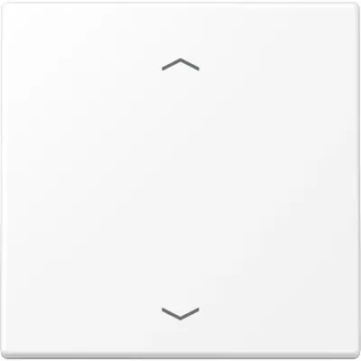 JUNG jaloezieknop tbv elektronische jaloezieactor LS990 sneeuwwit mat (LS 1700 P WWM)
