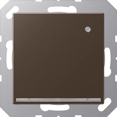 JUNG LED-orientatieverlichting met geïntegreerde lichtsensor A-range mokka (A 1539-O MO LNW)