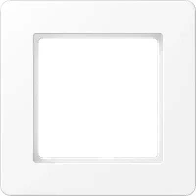 JUNG afdekraam 1-voudig A Flow sneeuwwit mat (AF 581 BF WWM)