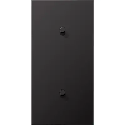 JUNG schakelwip cilinder voor 2 x enkele schakelaar verticaal LS1912 dark gelakt aluminium (AL 12-20 D R 01)