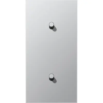 JUNG schakelwip cilinder voor 2 x enkele schakelaar verticaal LS1912 aluminium (AL 12-20 R 0)