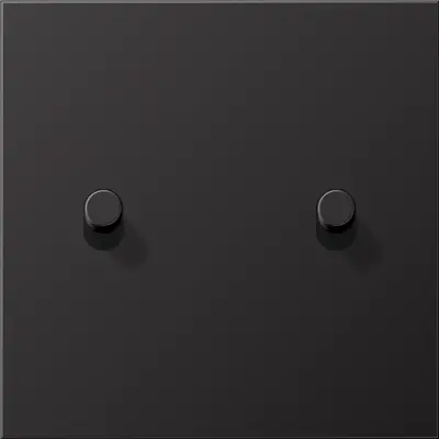 JUNG schakelwip 2-voudig cilinder LS1912 dark gelakt aluminium (AL 12-5 D R 01)