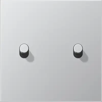 JUNG schakelwip 2-voudig cilinder LS1912 aluminium (AL 12-5 R 0)
