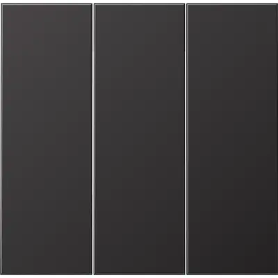 JUNG schakelwip drievoudig LS990 dark gelakt aluminium (AL 993 D)
