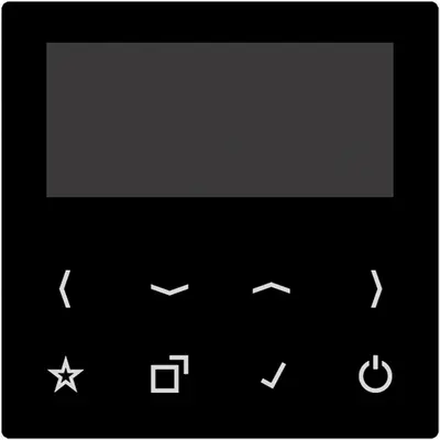 JUNG display a500 zw dab+ (DAB A-DISP SW)