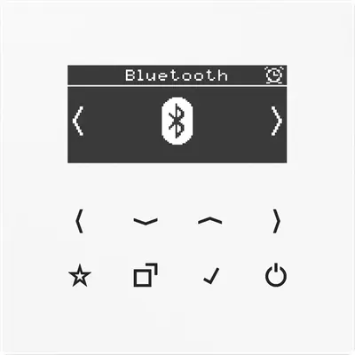 JUNG smart radio DAB+ Bluetooth zonder luidspreker LS990 alpine wit (DAB LS BT WW)