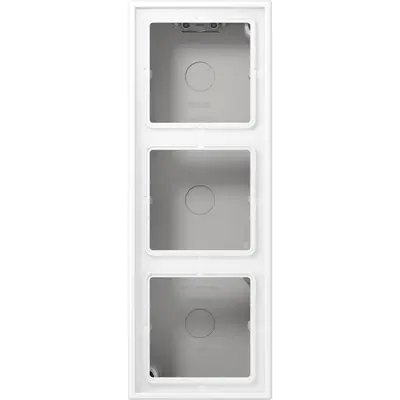 JUNG opbouwbak 3-voudig LS990 sneeuwwit mat (LS 583 A WWM)