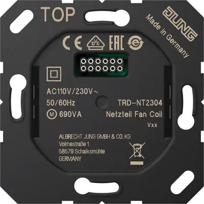 JUNG netvoeding vr kamertherm fan (TRD-NT 2304)