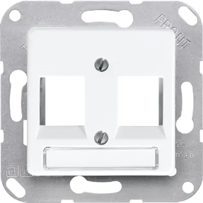 JUNG afdekking alp.w.50x50 2 vdg v. (169-25 NWE WW)