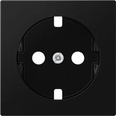 JUNG centraalplaat voor wandcontactdoos A-range grafietzwart mat (A 1520 BFPL SWM)